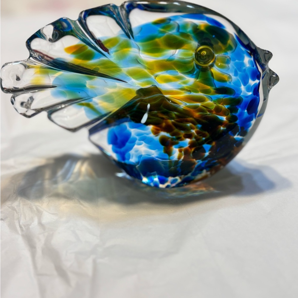 Blue and Green Sea Creature Accent Decor